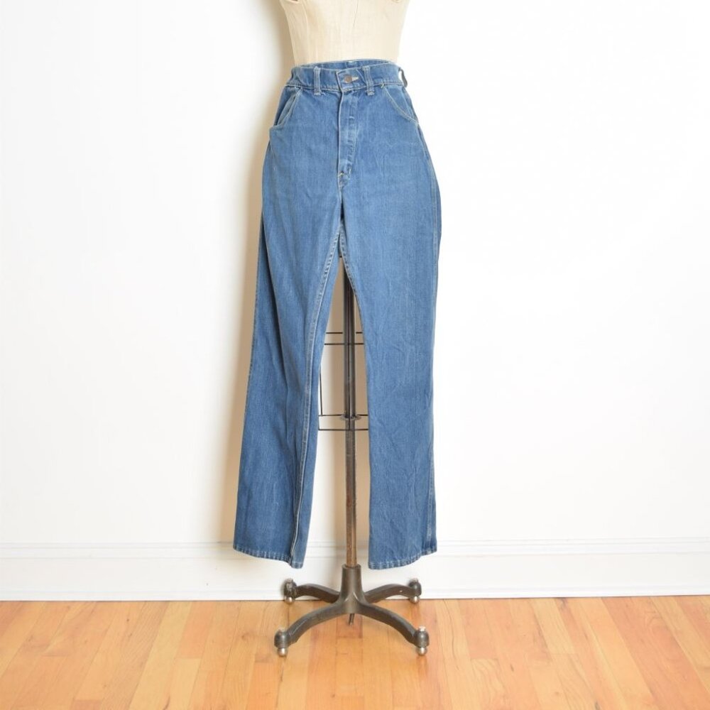 vintage 80s mens jeans BIG YANK denim straight leg 31x31 blue jeans M